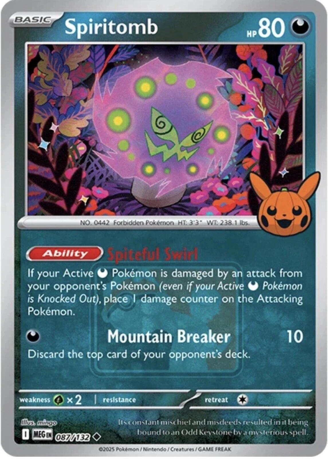 Spiritomb (087/132) (Trick or Trade Stamped) [Miscellaneous Cards] | Good Games Modbury