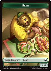 Bear // Food (0020) Double-Sided Token [Avatar: The Last Airbender Tokens] | Good Games Modbury
