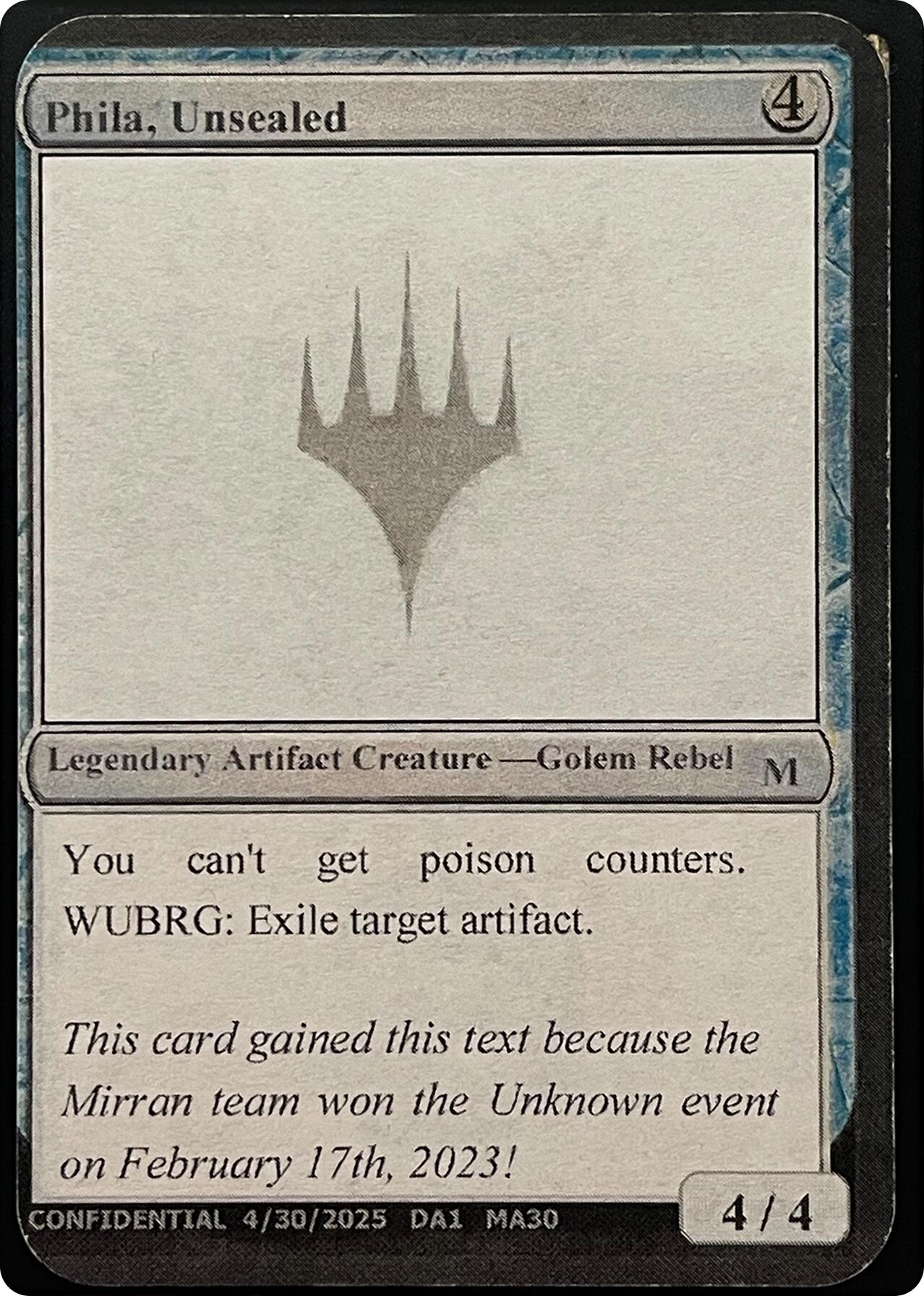 Phila, Unsealed (Reprint) [Unknown Event] | Good Games Modbury