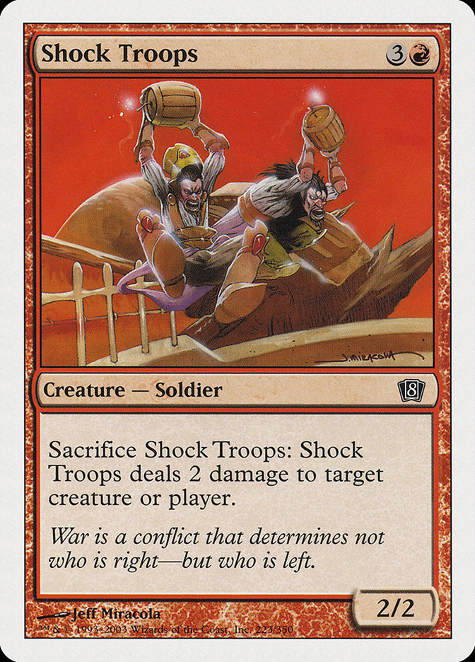 Shock Troops 223/350 (8th Edition)  | Good Games Modbury