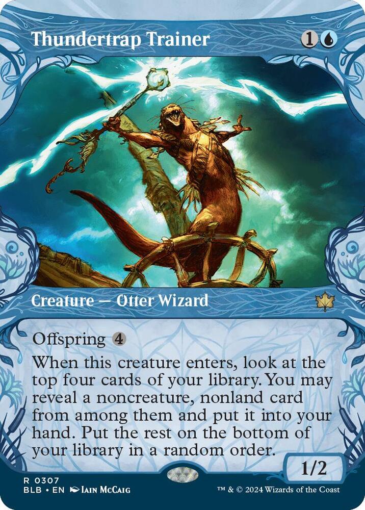 Thundertrap Trainer 307 (Bloomburrow)  - Showcase Foil | Good Games Modbury
