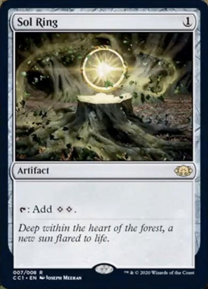 Sol Ring 7 (Commander Collection: Green)  - Foil | Good Games Modbury