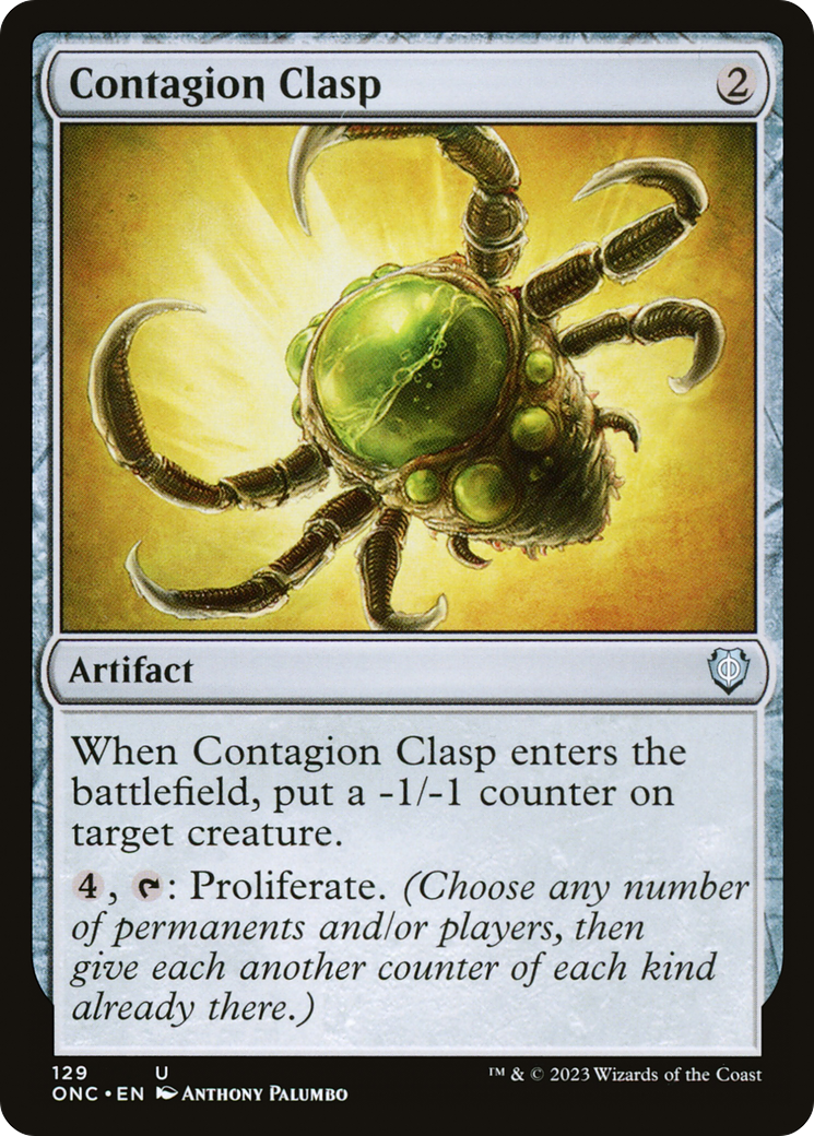 Contagion Clasp [Phyrexia: All Will Be One Commander] | Good Games Modbury
