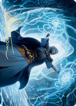 Frost Augur Art Card Gold Stamped Signature 14 (Art Series: Kaldheim)  | Good Games Modbury