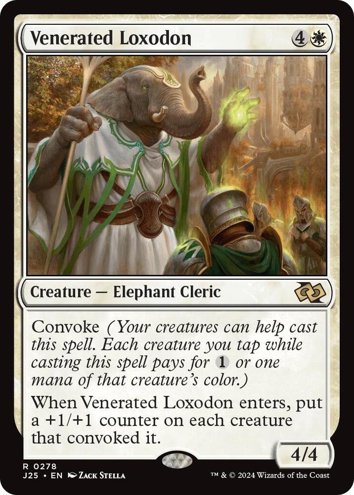 Venerated Loxodon 278/779 (Foundations Jumpstart)  | Good Games Modbury
