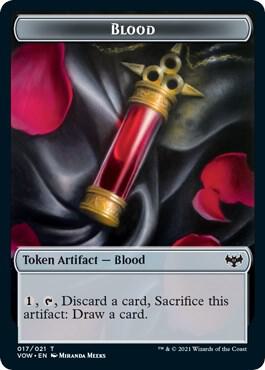 Blood Bat Double Sided Token 17 // 4 (Commander: Innistrad: Crimson Vow)  | Good Games Modbury
