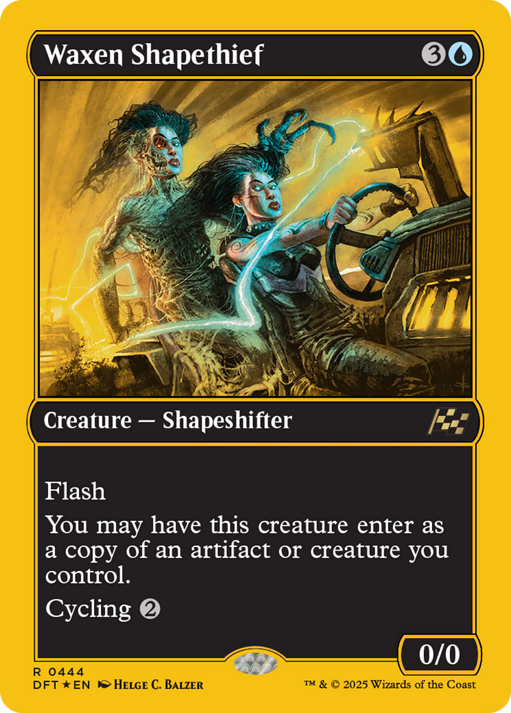 Waxen Shapethief (First-Place Foil) [Aetherdrift] | Good Games Modbury