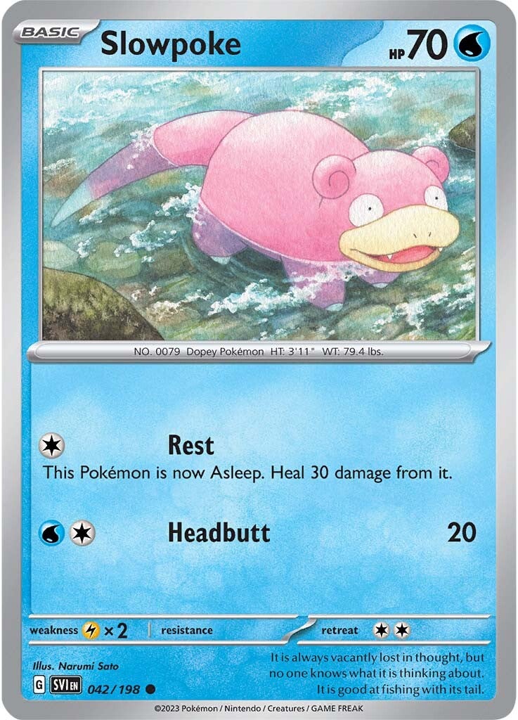 Slowpoke (042/198) [Scarlet & Violet: Base Set] | Good Games Modbury