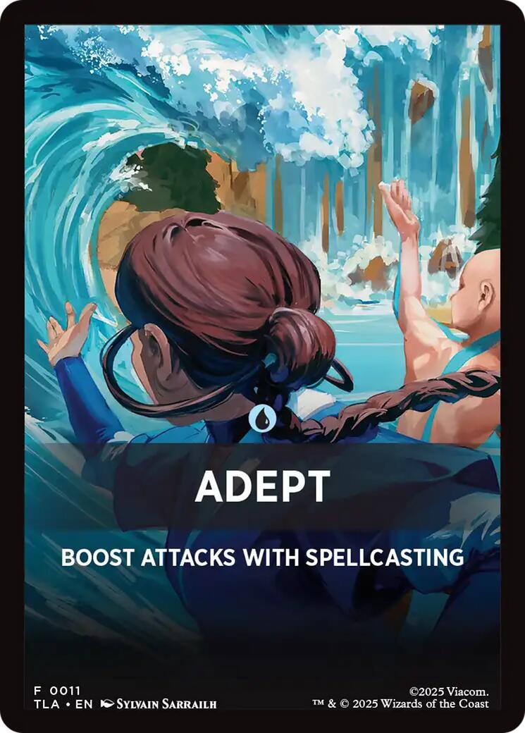 Adept Theme Card [Avatar: The Last Airbender Tokens] | Good Games Modbury