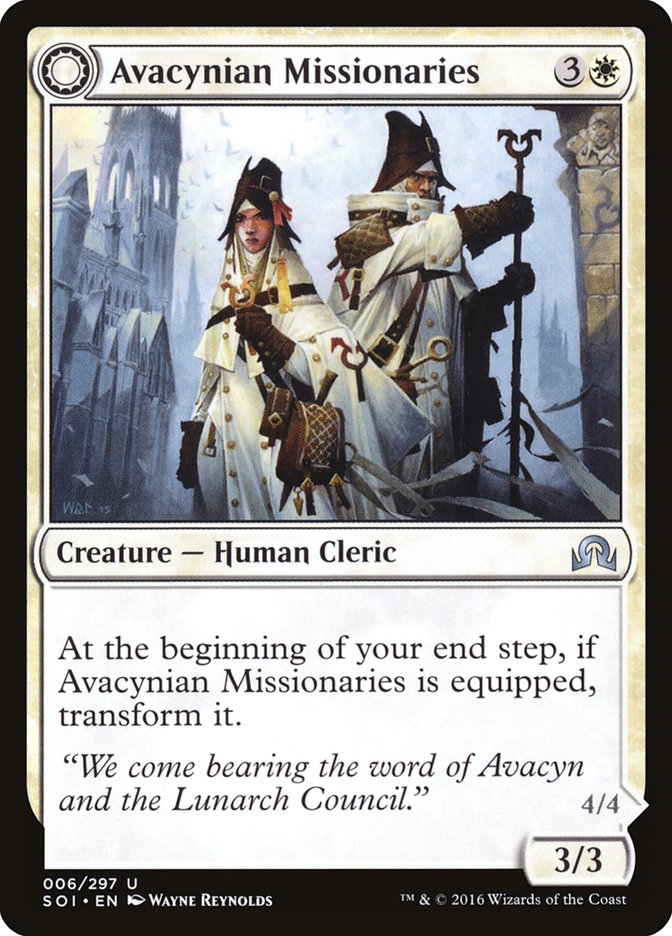 Avacynian Missionaries // Lunarch Inquisitors [Shadows over Innistrad] | Good Games Modbury