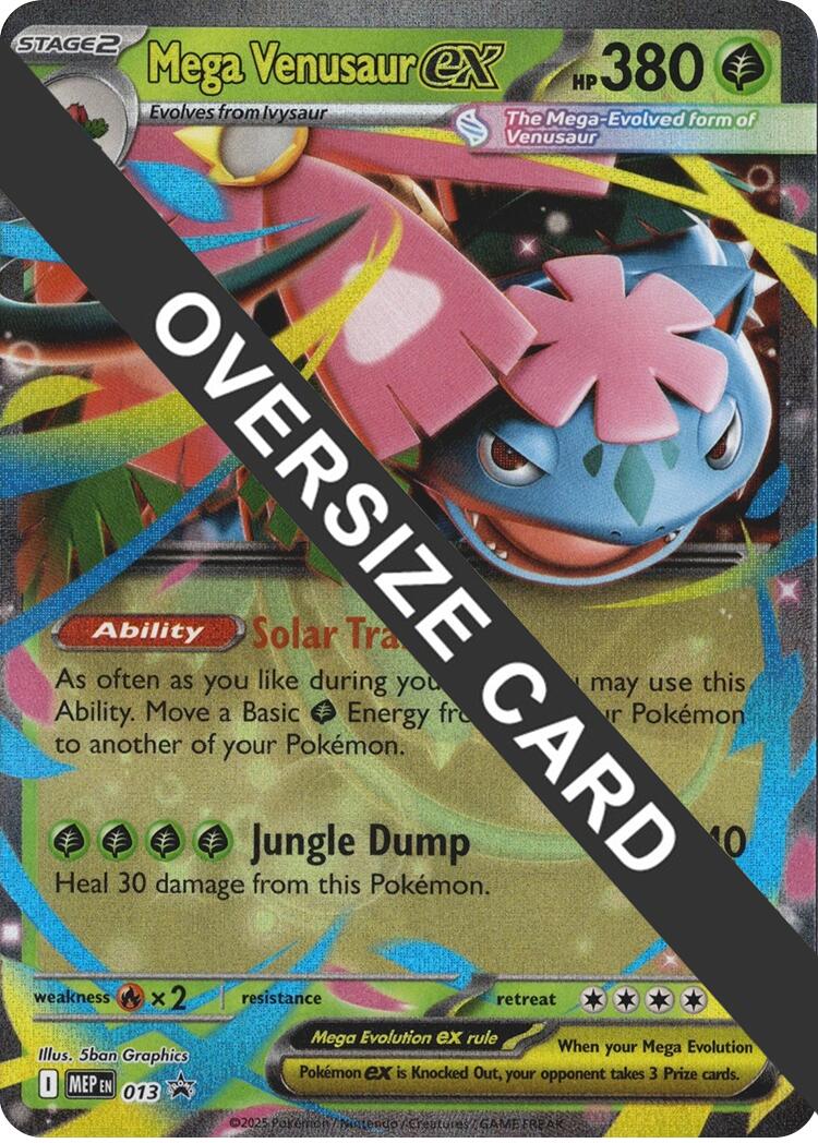 Mega Venusaur ex (013) (Jumbo) [Mega Evolution Promo] | Good Games Modbury
