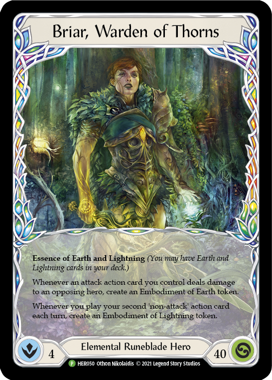 Briar, Warden of Thorns [HER050] (Promo)  Rainbow Foil | Good Games Modbury