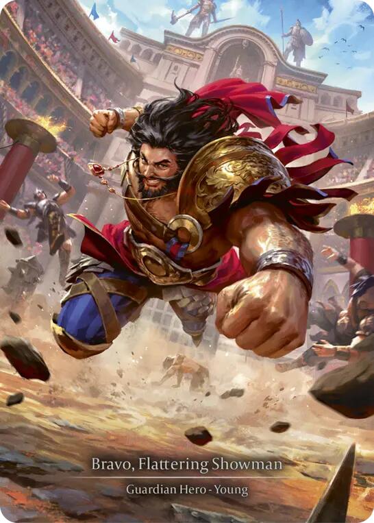 Bravo, Flattering Showman [HER154] (Promo)  Cold Foil | Good Games Modbury