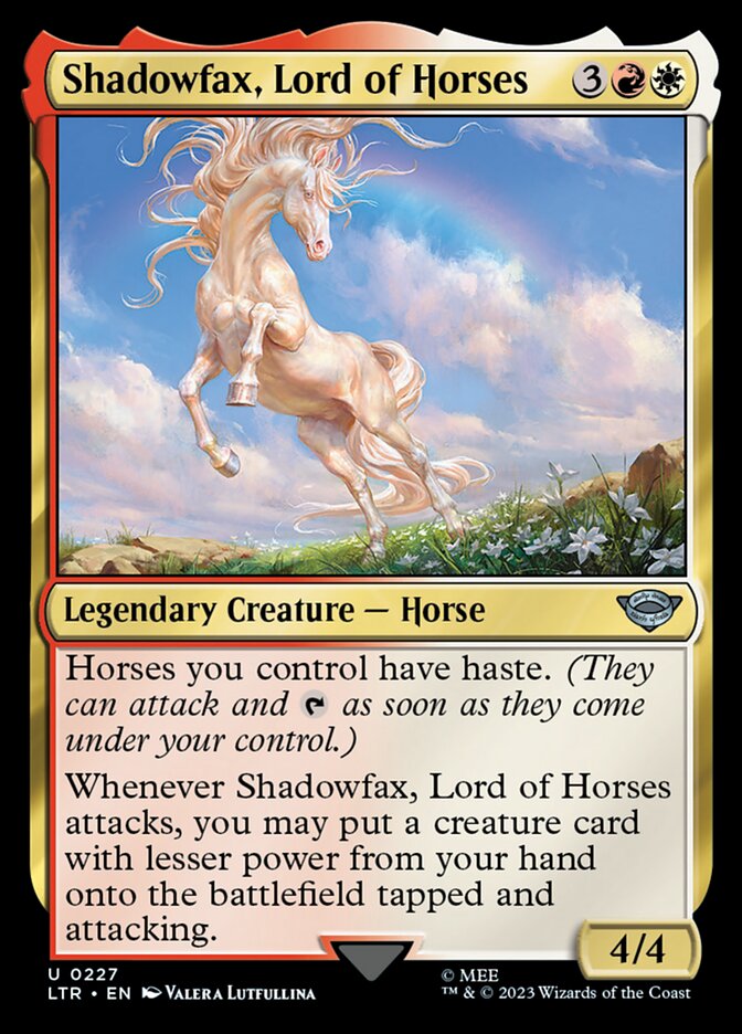 Shadowfax, Lord of Horses 227 (Universes Beyond: The Lord of the Rings: Tales of Middle-earth)  | Good Games Modbury