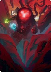 Omnath Locus of All Art Card 62 81 62 (Art Series: March of the Machine)  | Good Games Modbury