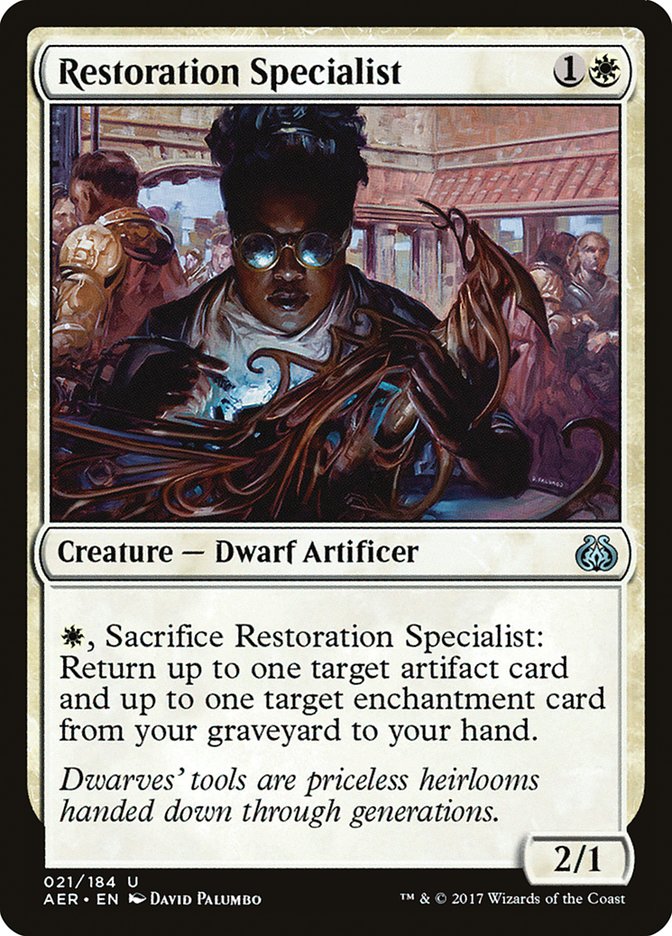 Restoration Specialist 21/184 (Aether Revolt)  | Good Games Modbury