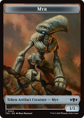Snake // Myr Double-Sided Token [Tarkir: Dragonstorm Commander Tokens] | Good Games Modbury