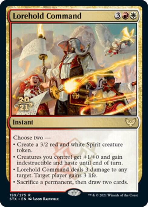 Lorehold Command 199s/180 (Prerelease Cards)  - Foil | Good Games Modbury