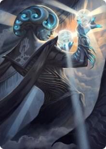 Queza Augur of Agonies Art Card 75 (Art Series: Streets of New Capenna)  | Good Games Modbury