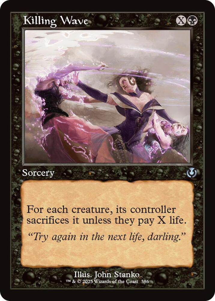 Killing Wave 386/287 (Innistrad Remastered)  - Retro Foil | Good Games Modbury