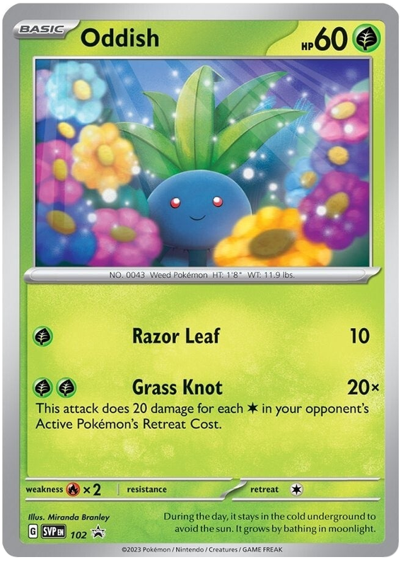 Oddish (102) [Scarlet & Violet: Black Star Promos] | Good Games Modbury