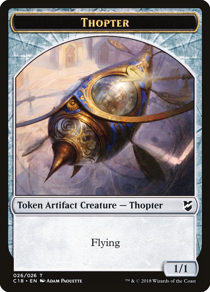 Elemental // Thopter (026) Double-Sided Token [Commander 2018 Tokens] | Good Games Modbury