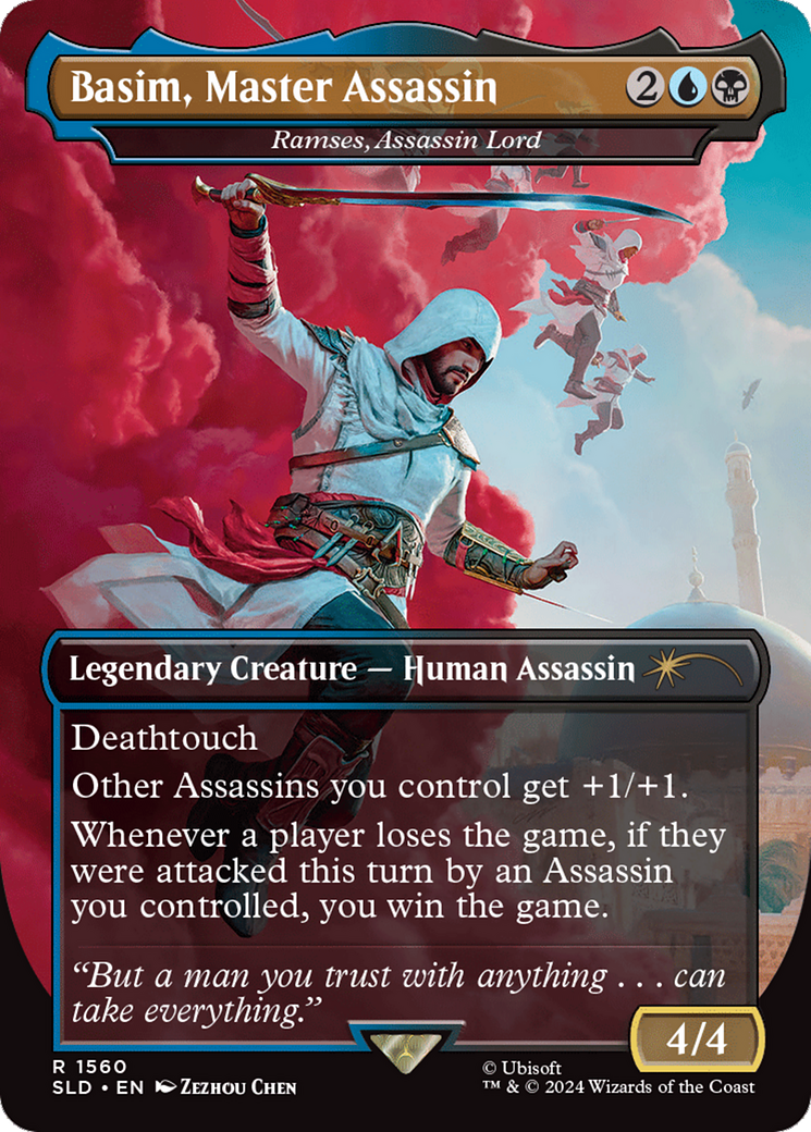 Basim, Master Assassin - Ramses, Assassin Lord (Rainbow Foil) [Secret Lair Drop Series] | Good Games Modbury