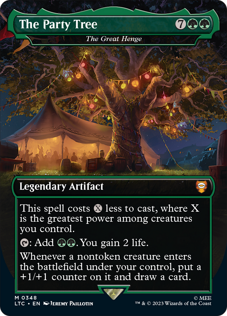 The Party Tree - The Great Henge (Borderless) [The Lord of the Rings: Tales of Middle-Earth Commander] | Good Games Modbury