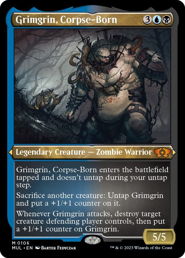Grimgrin, Corpse-Born 106/65 (March of the Machine: Multiverse Legends)  - Etched Foil | Good Games Modbury