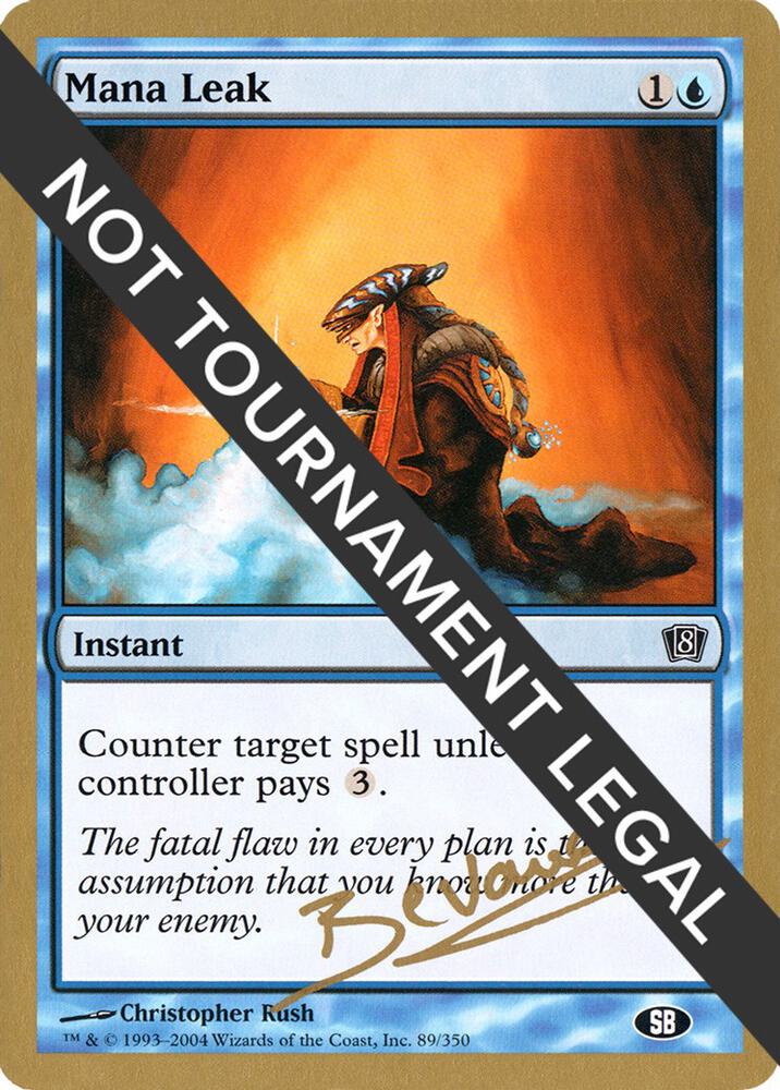Mana Leak 2004 Manuel Bevand 8ED SB mb89sb/103 (World Championship Decks)  | Good Games Modbury