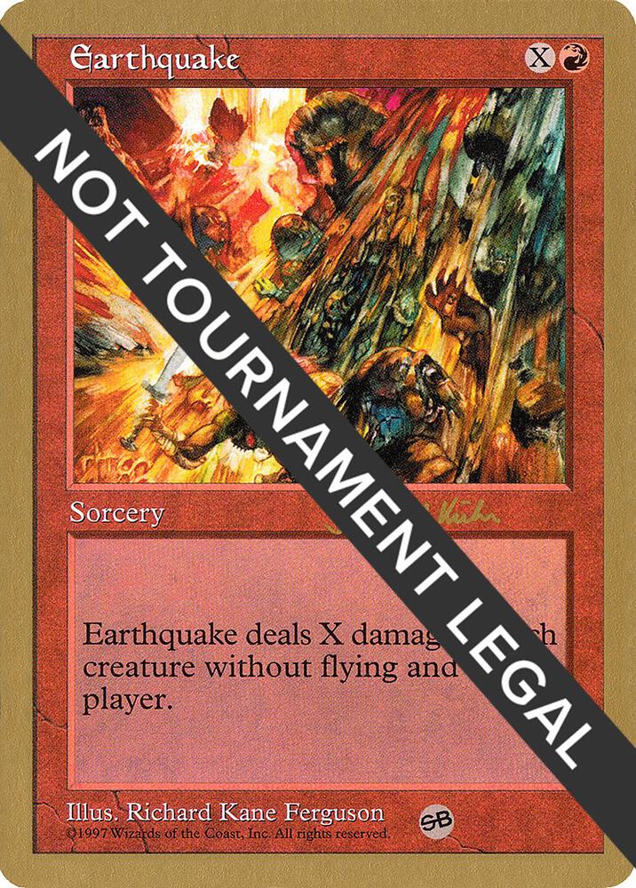 Earthquake 1997 Janosch Kuhn 5ED SB jk223sb/131 (World Championship Decks)  | Good Games Modbury