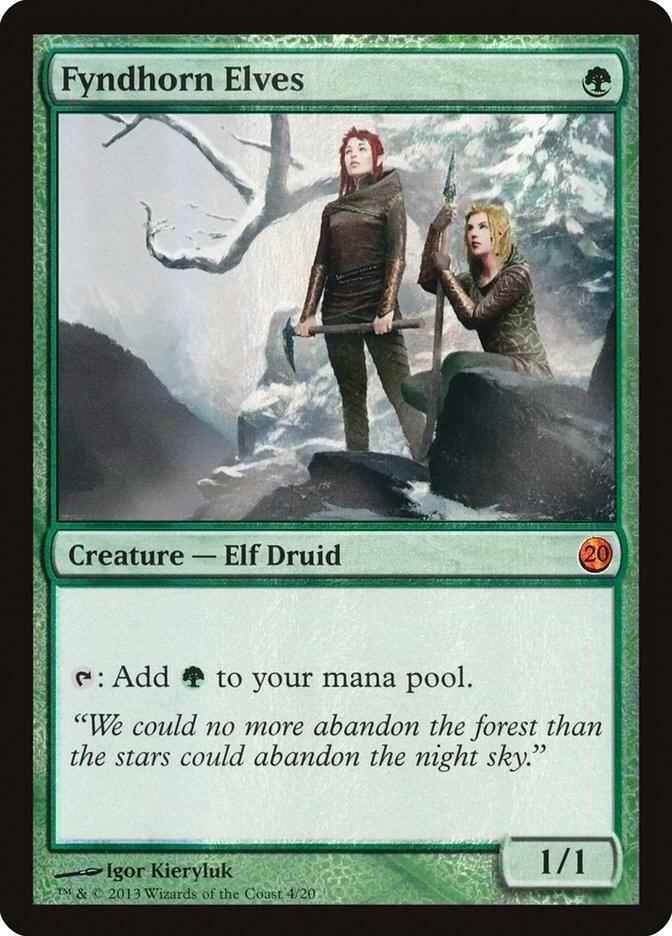 Fyndhorn Elves 4/20 (From the Vault: Twenty)  - Foil | Good Games Modbury