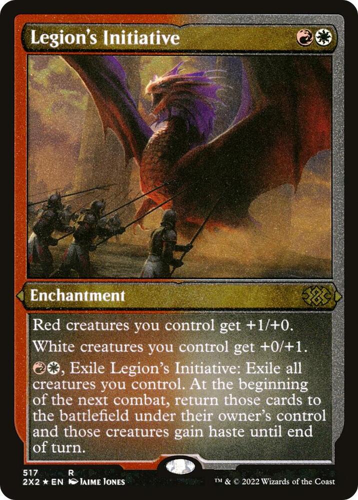 Legions Initiative Foil Etched 517 (Double Masters 2022)  - Foil | Good Games Modbury