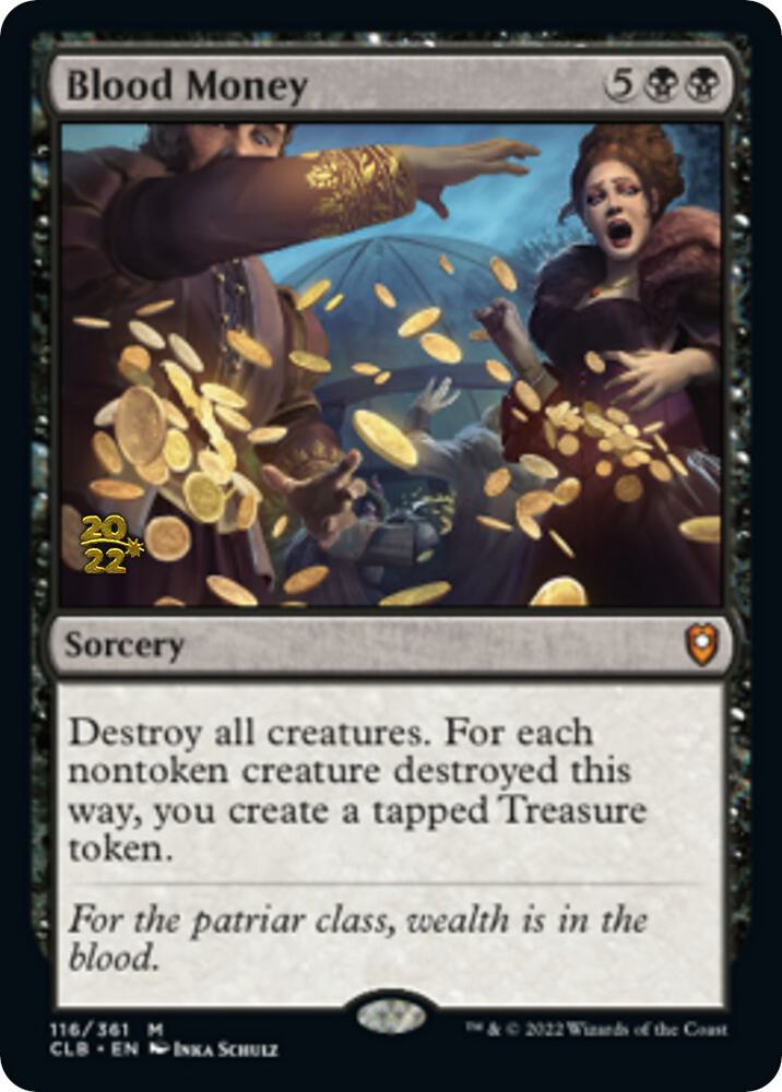 Blood Money 116s/108 (Prerelease Cards)  - Foil | Good Games Modbury
