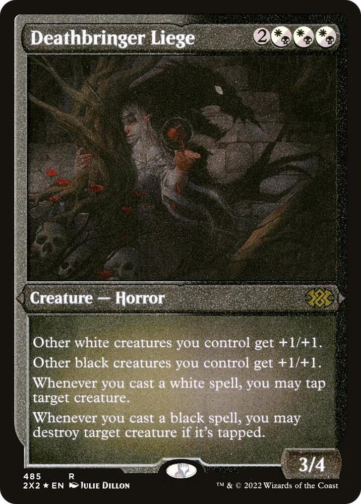 Deathbringer Liege Foil Etched 485 (Double Masters 2022)  - Foil | Good Games Modbury