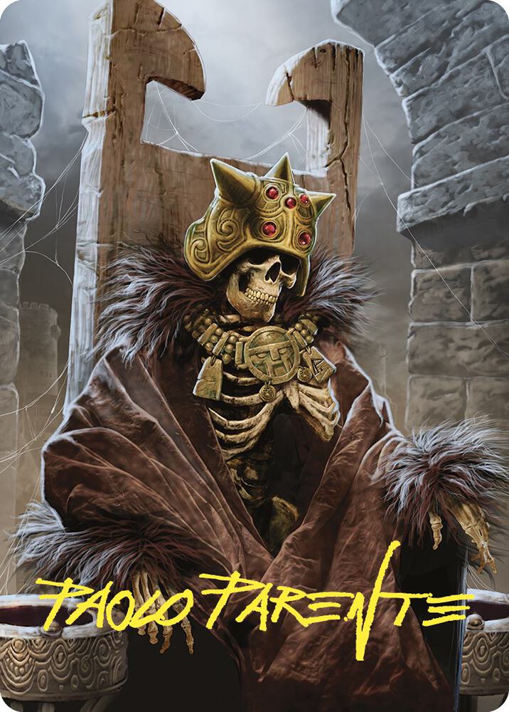 Champions Helm Art Card Gold Stamped Signature 45 (Art Series: Commander Masters)  | Good Games Modbury