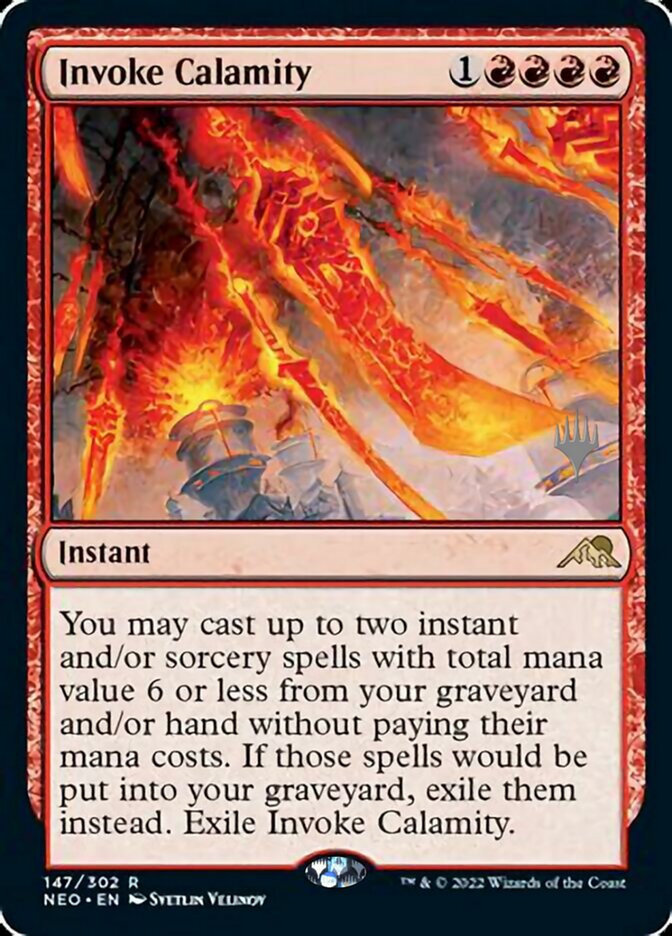 Invoke Calamity (Promo Pack) [Kamigawa: Neon Dynasty Promos] | Good Games Modbury