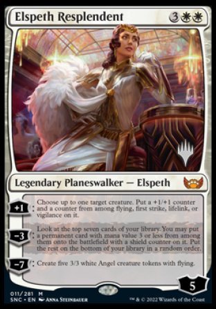 Elspeth Resplendent (Promo Pack) [Streets of New Capenna Promos] | Good Games Modbury