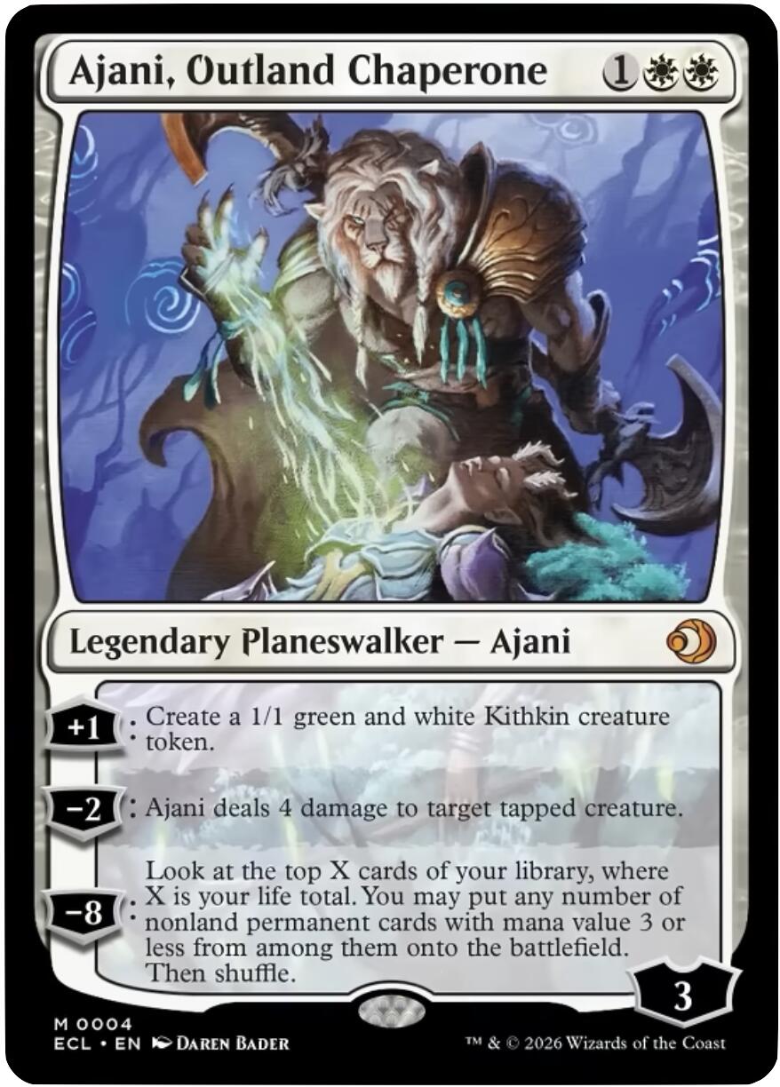Ajani, Outland Chaperone [Lorwyn Eclipsed] | Good Games Modbury
