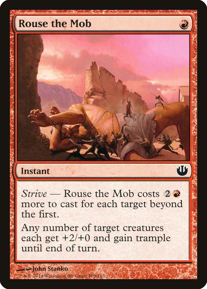 Rouse the Mob 109 (Journey Into Nyx)  - Foil | Good Games Modbury
