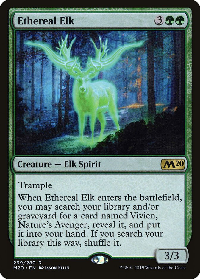 Ethereal Elk 299/280 (Core Set 2020)  | Good Games Modbury