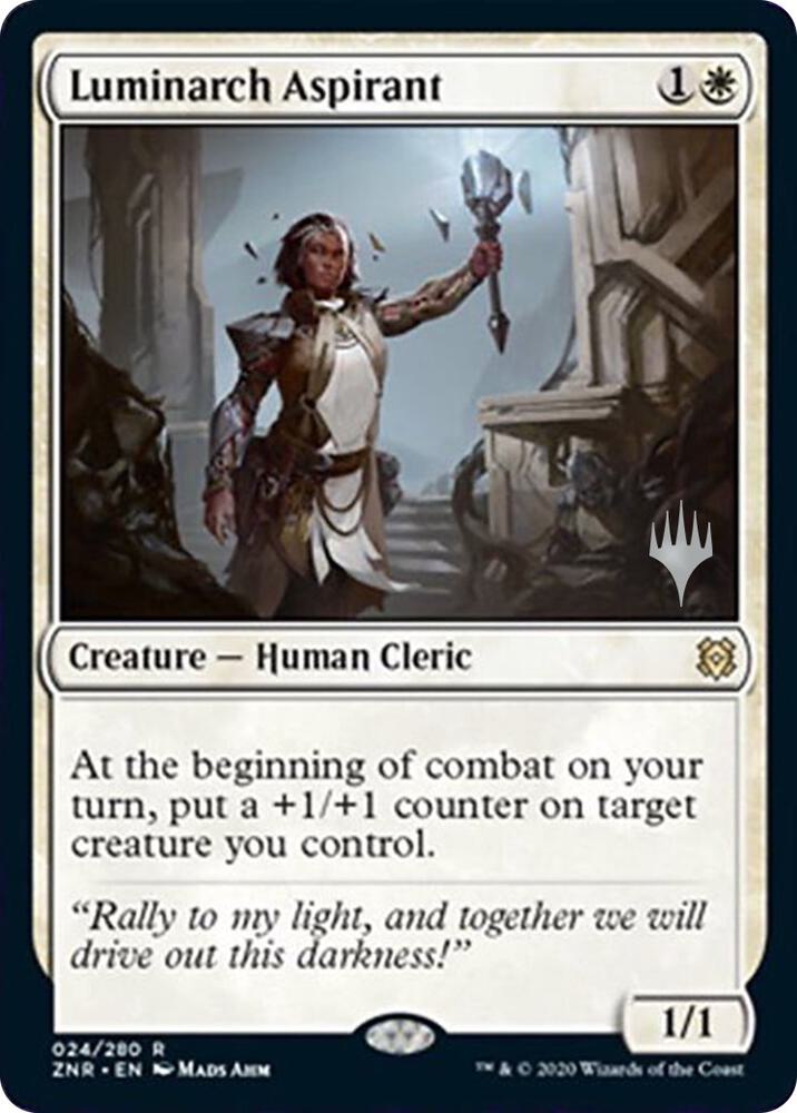 Luminarch Aspirant 24p/169 (Promo Pack: Zendikar Rising)  | Good Games Modbury