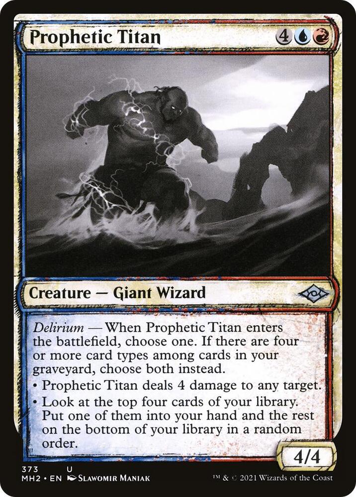 Prophetic Titan Showcase 373/303 (Modern Horizons 2)  - Foil | Good Games Modbury