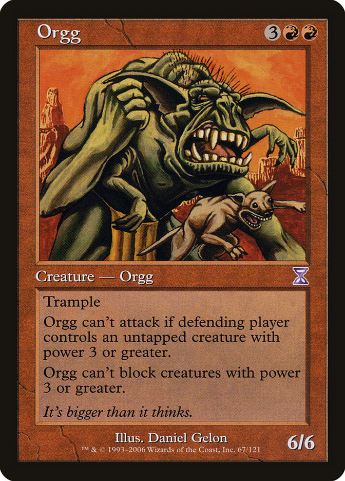 Orgg 67/121 (Timeshifted)  | Good Games Modbury