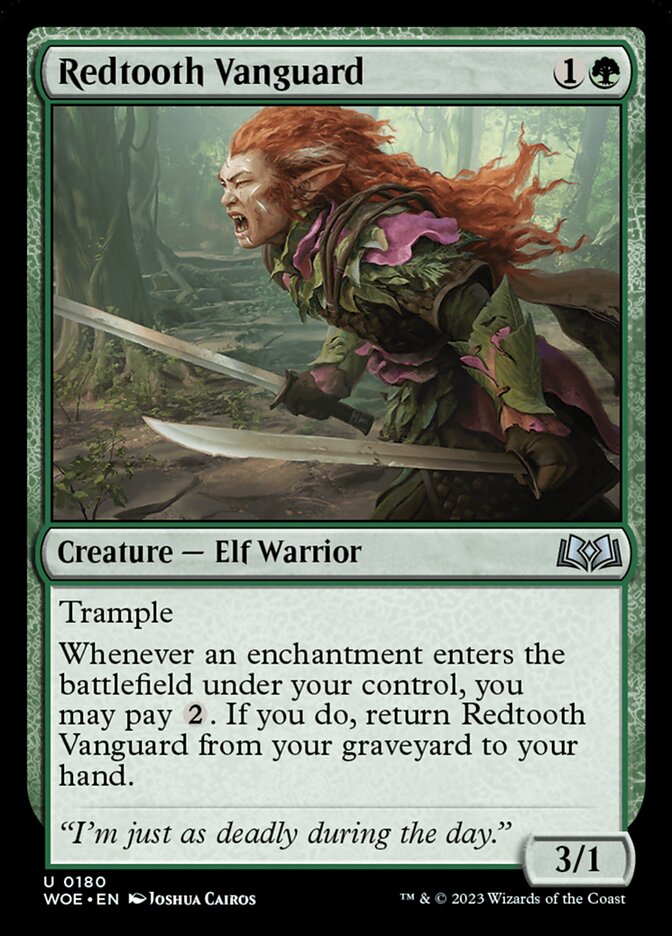 Redtooth Vanguard 180/276 (Wilds of Eldraine)  | Good Games Modbury