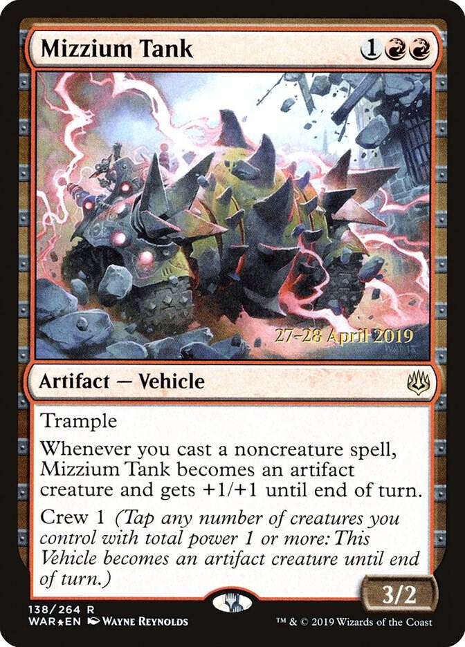 Mizzium Tank 138s/176 (Prerelease Cards)  - Foil | Good Games Modbury