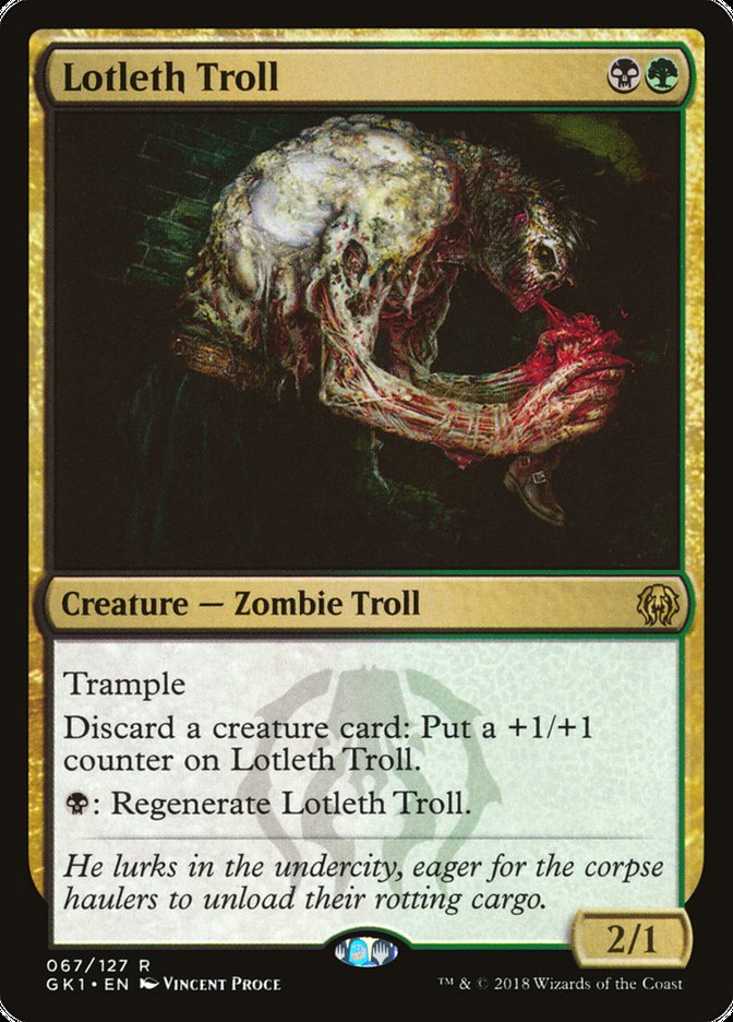 Lotleth Troll [Guilds of Ravnica Guild Kit] | Good Games Modbury