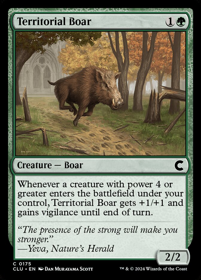 Territorial Boar 175/284 (Ravnica: Clue Edition)  | Good Games Modbury