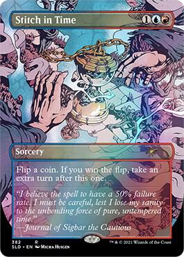 Stitch in Time 382/1 (Secret Lair Drop Series)  - Borderless Foil | Good Games Modbury
