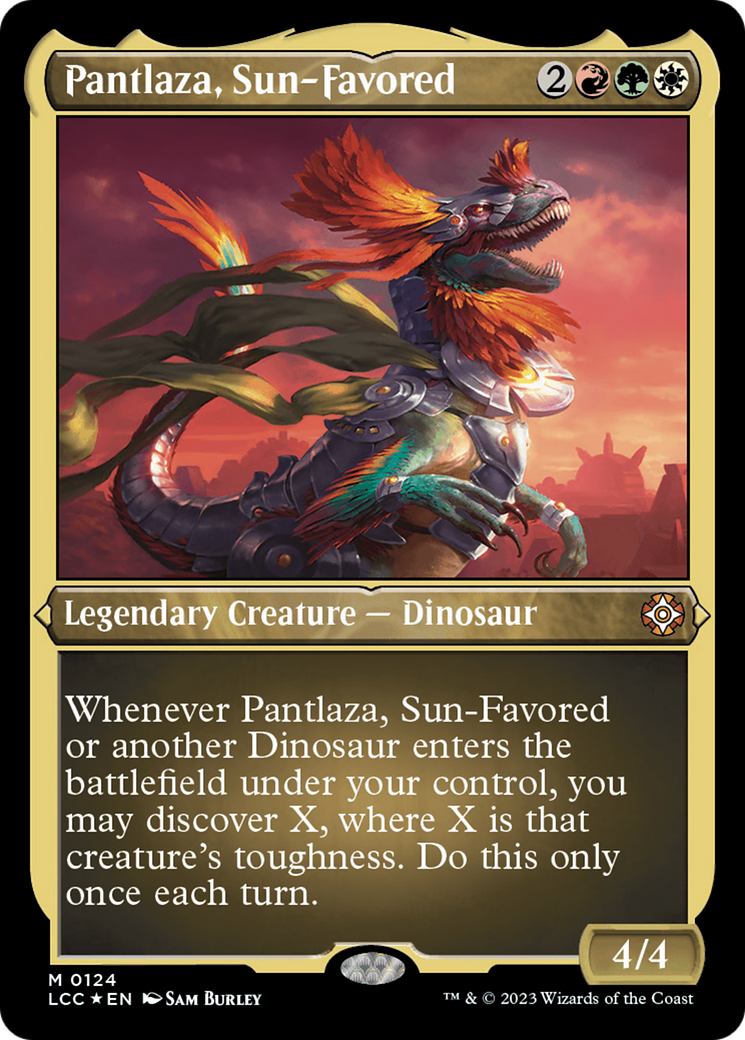 Pantlaza, Sun-Favored (Display Commander) [The Lost Caverns of Ixalan Commander] | Good Games Modbury